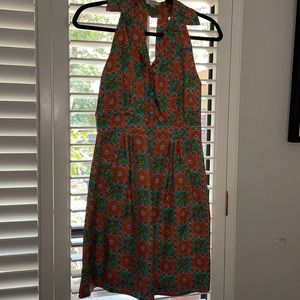 Cutest floral dress with interesting neckline and back